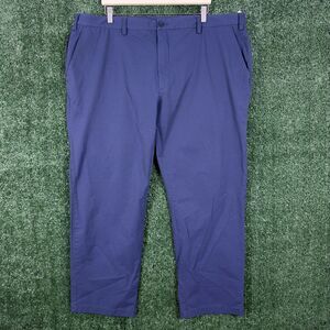 Vineyard Vines Mens On-The-Go Pants Size 44x30 Blue Chinos Flat Front Stretch